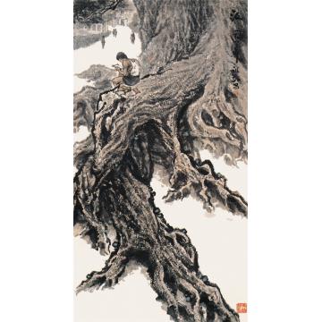 吴祖郊国画人物汲字画之家