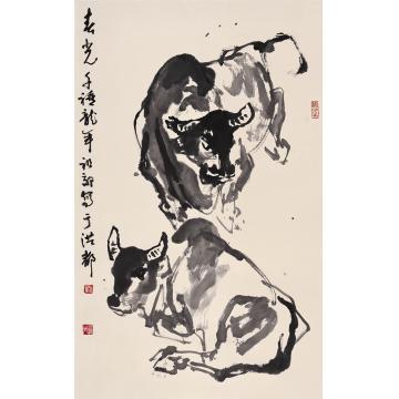 吴祖郊国画动物春光字画之家