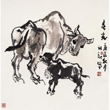 吴祖郊国画动物春光字画之家