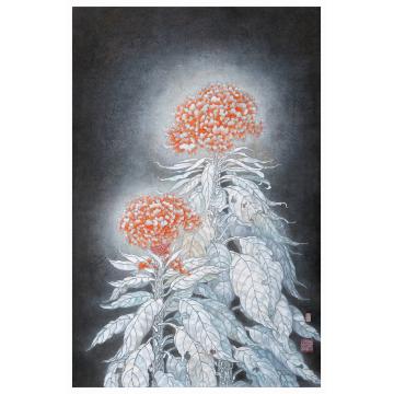 尚莹辉国画花鸟相依字画之家