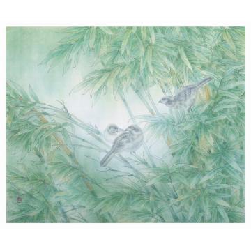 尚莹辉国画花鸟绿荫字画之家