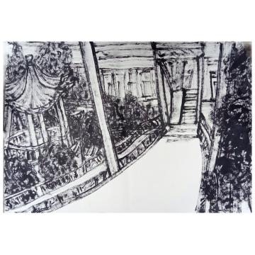 尚莹辉油画风景回廊之一字画之家