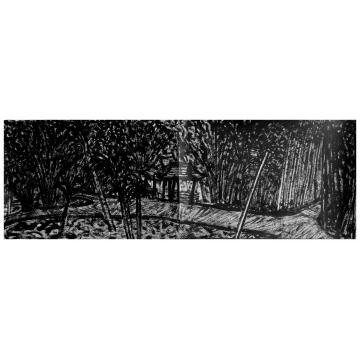 尚莹辉油画风景林间之一字画之家