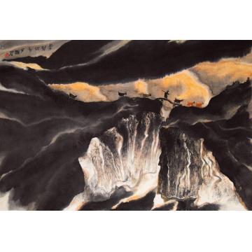 贾又福国画山水梦到山乡字画之家