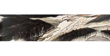 贾又福国画山水太行风情手卷之一字画之家