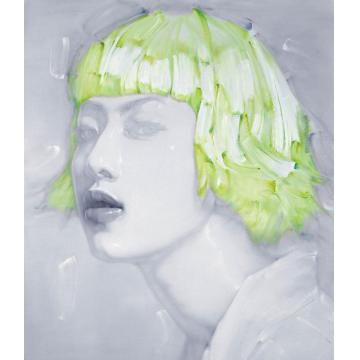 刘虹国画人物丽色·唇语5字画之家