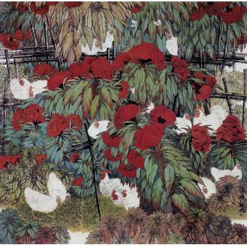 殷实国画花鸟家园字画之家
