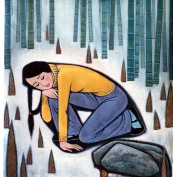 黄传伟国画人物春筍字画之家