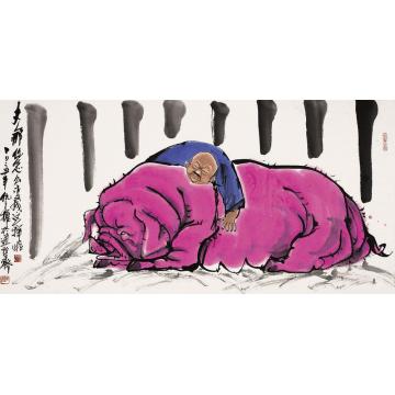 仇立权国画人物夫人那字画之家