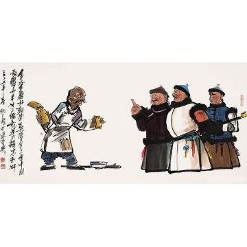 仇立权国画人物顺口溜字画之家