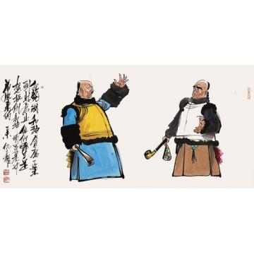 仇立权国画人物贪腐案字画之家