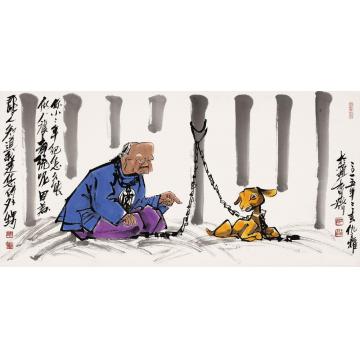 仇立权国画人物亲外甥字画之家