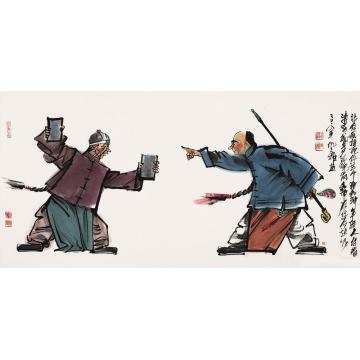 仇立权国画人物拍贪官字画之家