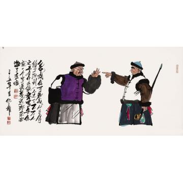 仇立权国画人物升迁的窍门字画之家