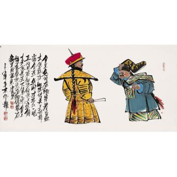 仇立权国画人物第一马屁精字画之家