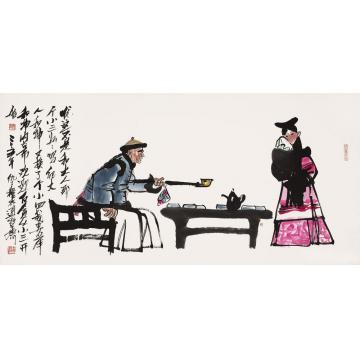 仇立权国画人物小三反腐字画之家