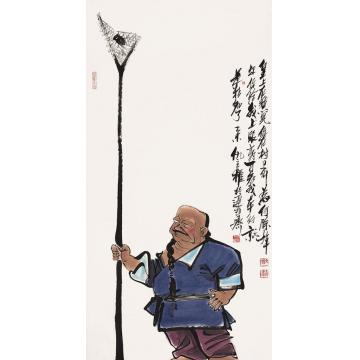 仇立权国画人物粘知了字画之家