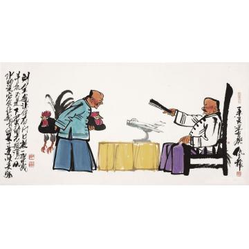 仇立权国画人物风水字画之家