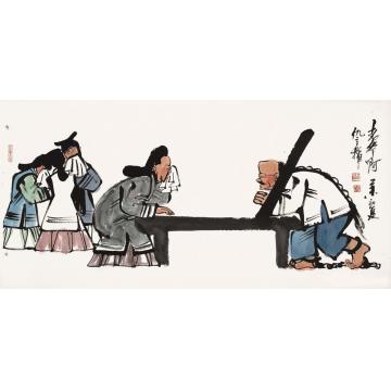 仇立权国画人物最后一面字画之家