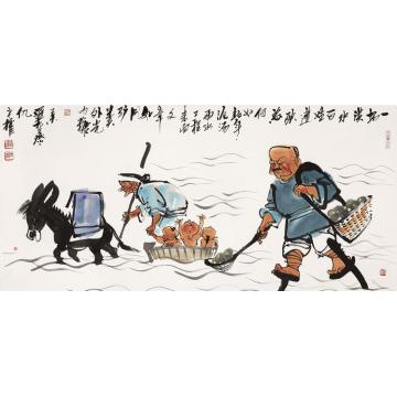 仇立权国画人物驴粪蛋儿字画之家