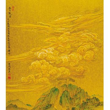 杨惠东油画风景泰山观云字画之家