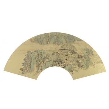 杨惠东国画山水扇面003字画之家