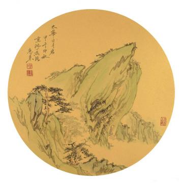 杨惠东国画山水无题字画之家