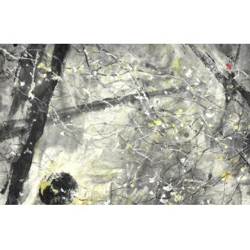 刘一原国画花鸟不眠之夜字画之家