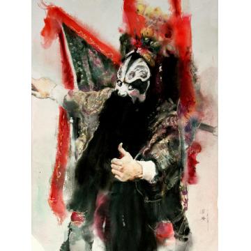 关维兴国画人物京剧人物—净字画之家