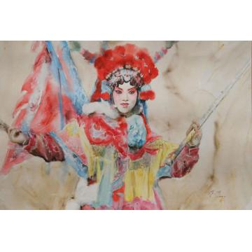 关维兴国画人物花旦字画之家