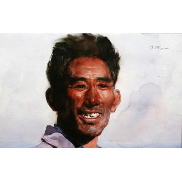 关维兴国画人物Guangxi Fisherman字画之家