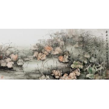 陈危冰国画花鸟秋风才起字画之家