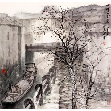 陈危冰油画风景雨晴气爽字画之家