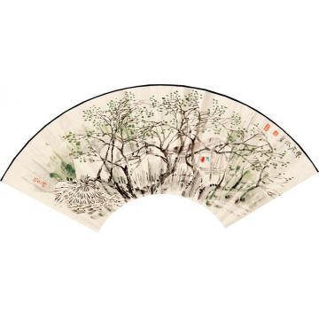 陈危冰国画山水春讯字画之家