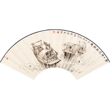 陈危冰国画山水烟波字画之家