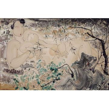 赵梦歌国画人物昼 Day字画之家
