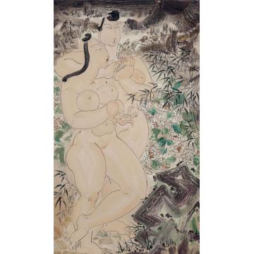 赵梦歌油画人物十三君·双生 The Thirt字画之家
