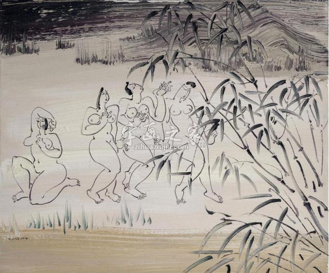 油画家赵梦歌字画之家