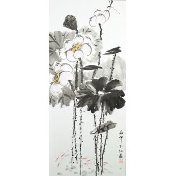 顾玉红国画花鸟荷趣字画之家