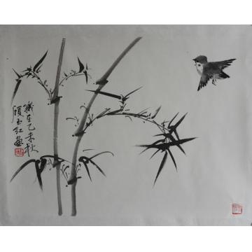 顾玉红国画花鸟墨竹系列字画之家