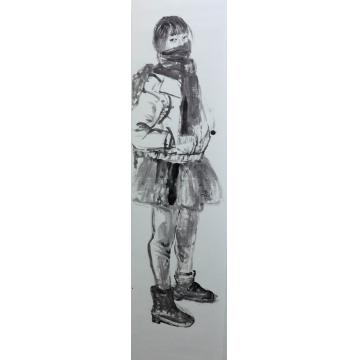顾玉红国画人物过客系列字画之家