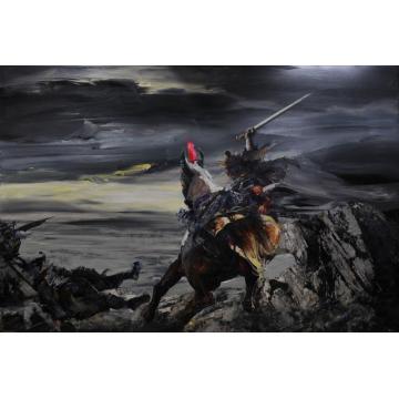 王海力国画人物战必胜——战神白起字画之家