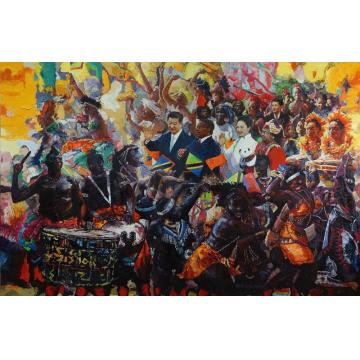 王海力国画人物中国梦-世界梦字画之家