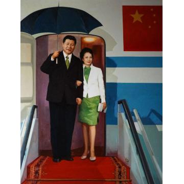 王海力国画人物家和国兴字画之家