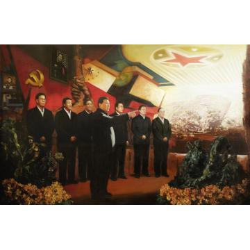 王海力国画人物庄严昭告字画之家