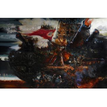 王海力国画人物戚继光战倭大捷字画之家