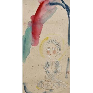 梁建平国画人物心象系列·菩提字画之家