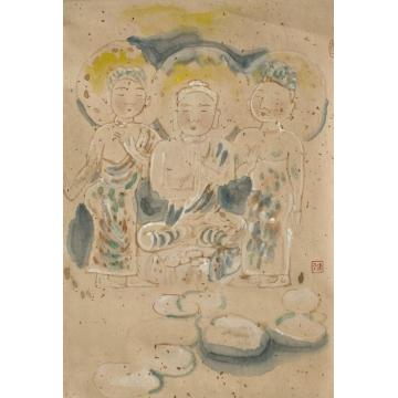 梁建平国画人物心象系列·清凉字画之家