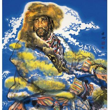 纪连彬国画人物高原字画之家