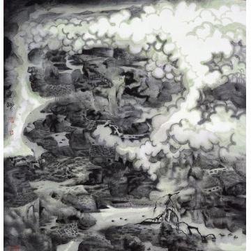 纪连彬油画风景国画作品字画之家